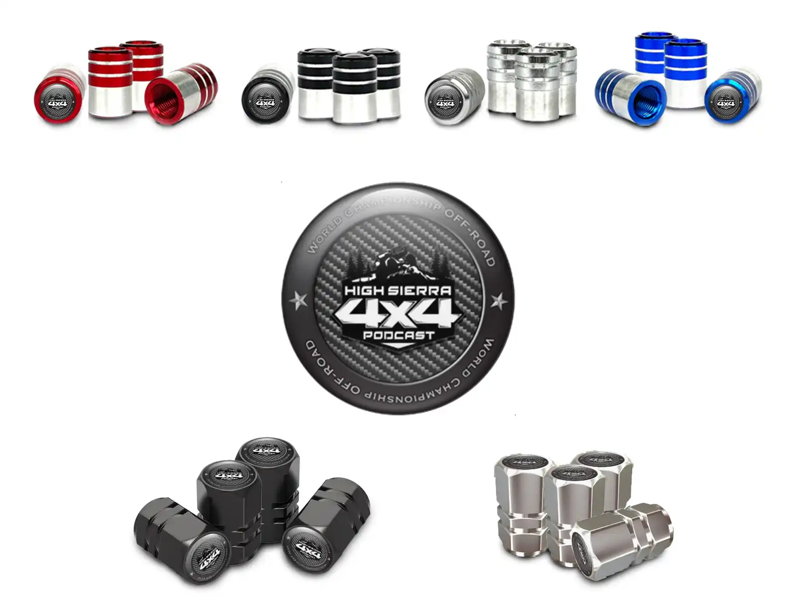 Tires Valve Caps Motorcycle Sports Edition
